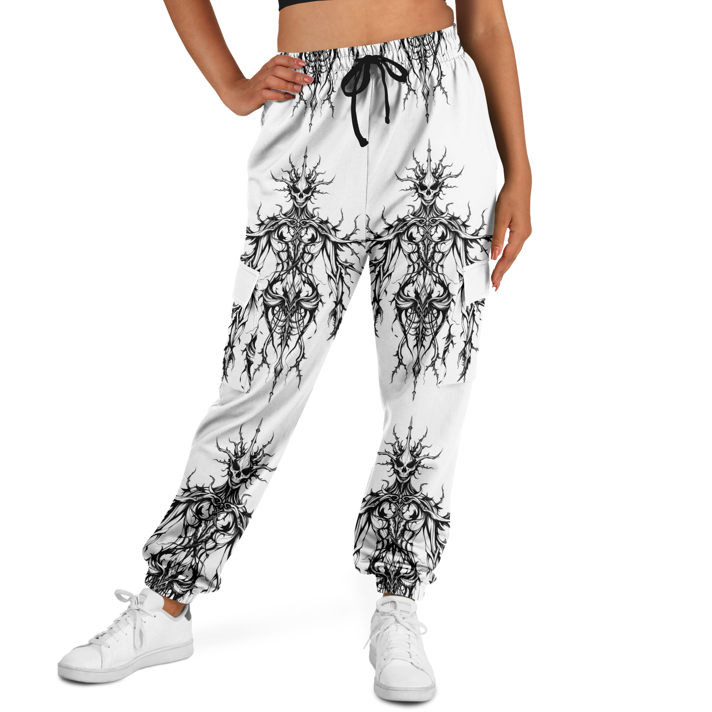 Pantalones Nightfang monocromáticos – Colección Tribal Wave 