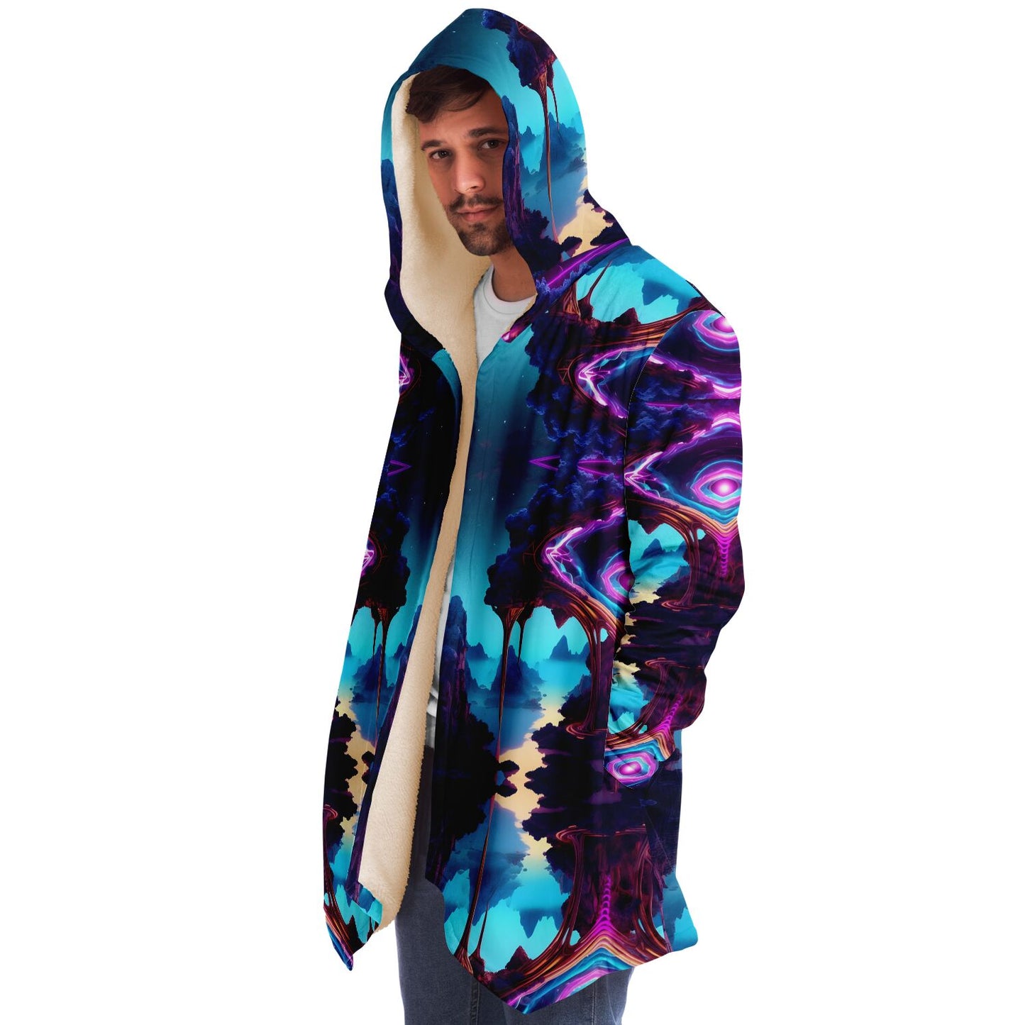 Stairway to Eye Cloud  Elevate Your Style with Cloak Hoodie!