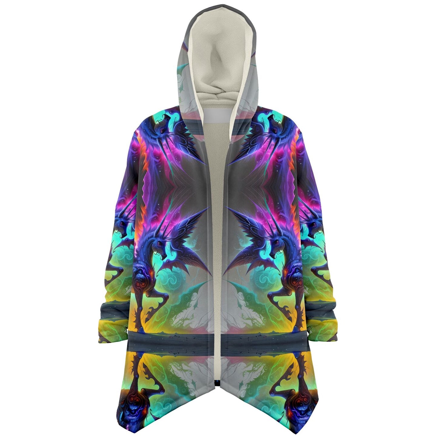 Fairy Dark Unicorn Dreams Unleash Mystique with Cloak Hoodie!