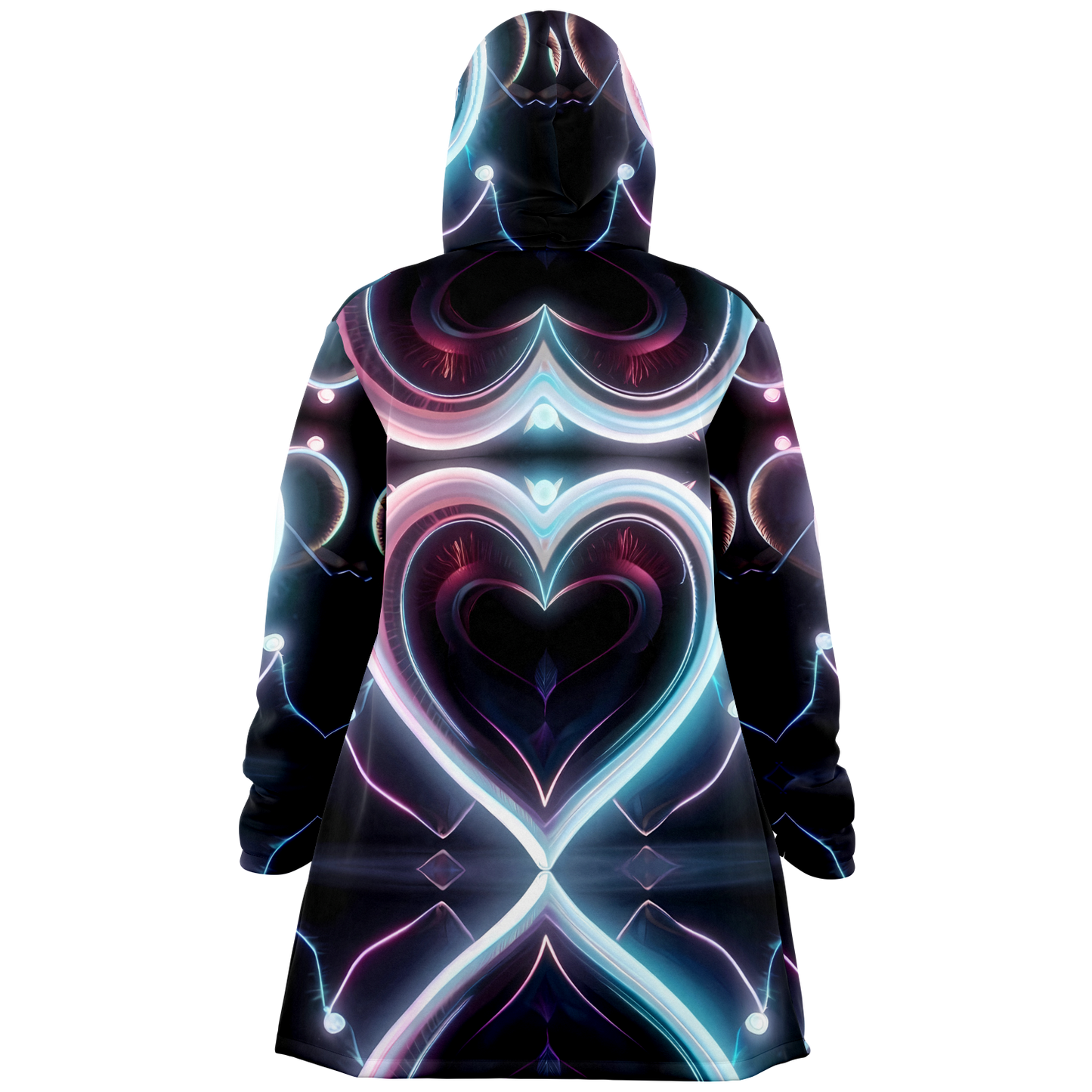 Neon Heart Full Light of Love Hood