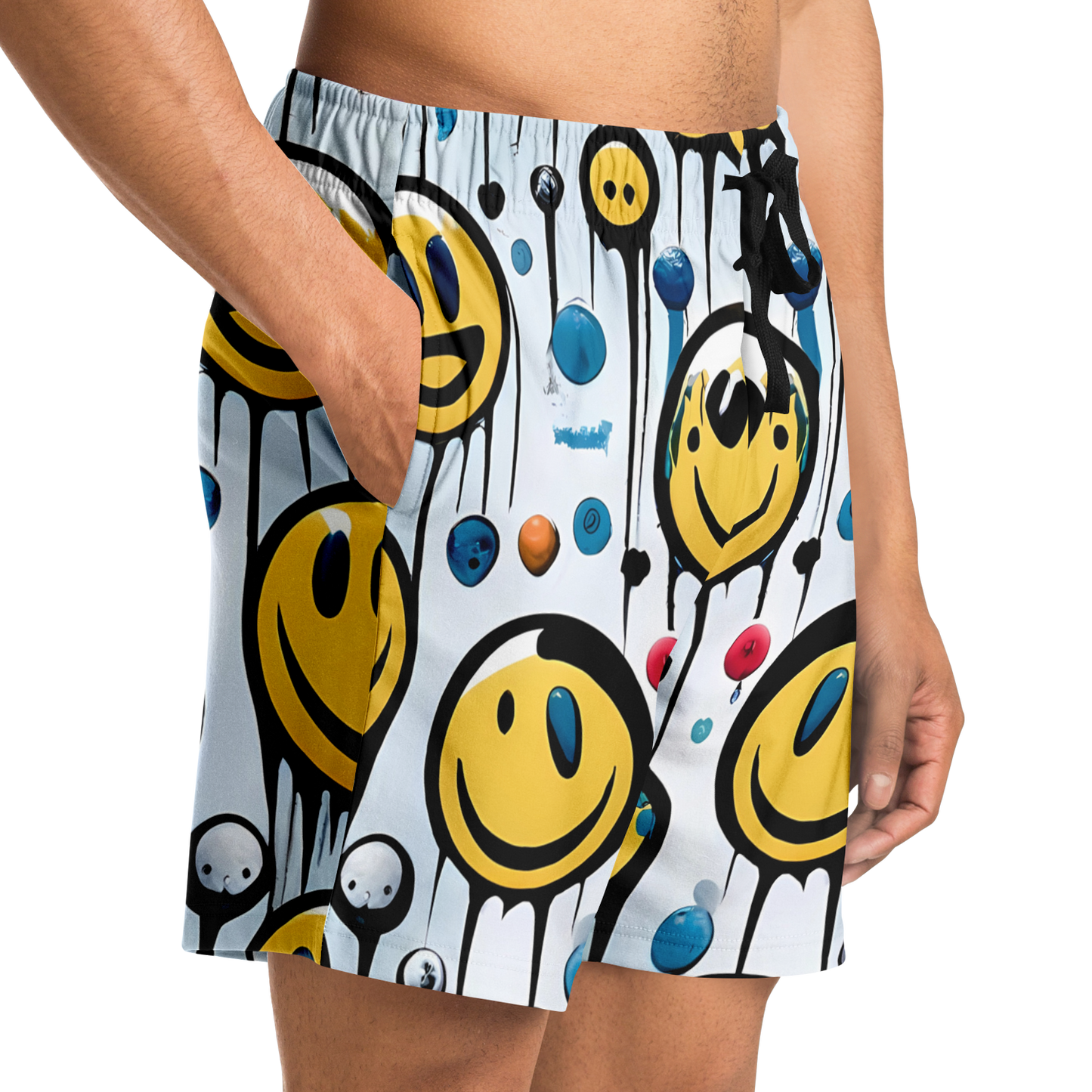 Joyful Smile Painting Athletic Shorts