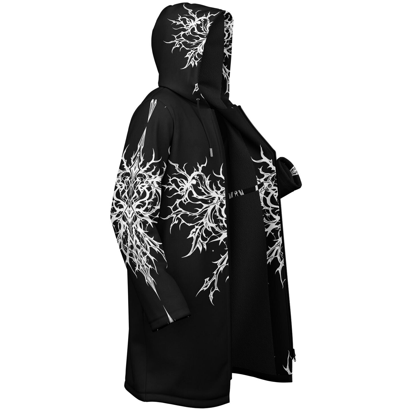 Ember Veil Cloak – Tribal Wave Colection