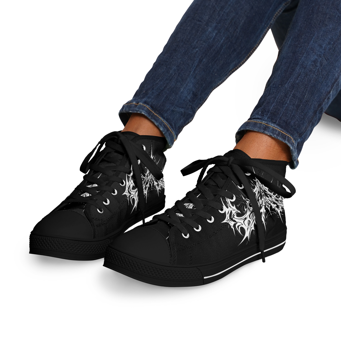 Primal Echo  High Top Shoes - Tribal Wave Colection