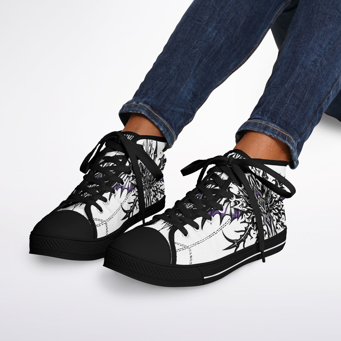 Tribal Sign Highp Top Shoes – Step Into the Pulse of the Earth