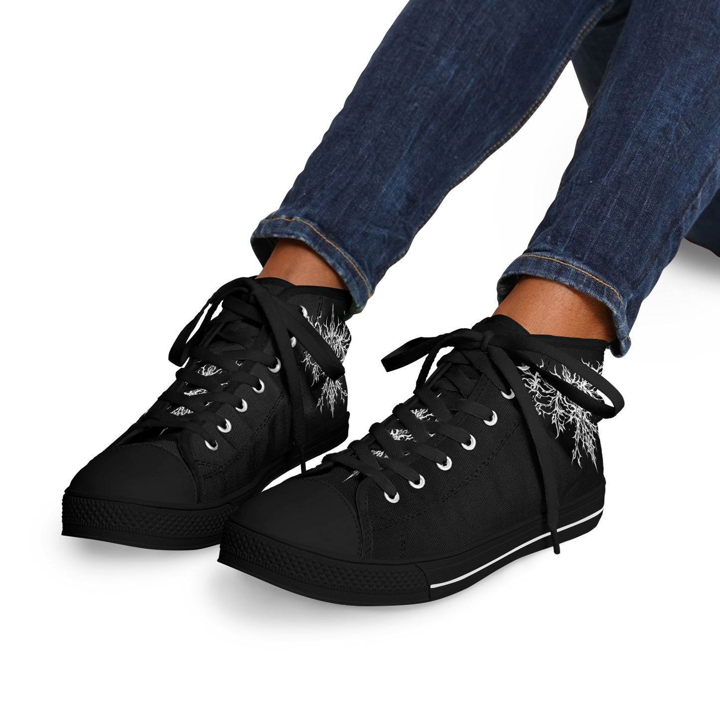 Tribal Crest High-Top Shoes – Tribal Wave Colection