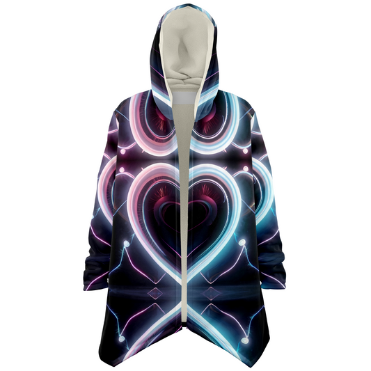 Neon Heart Full Light of Love Hood