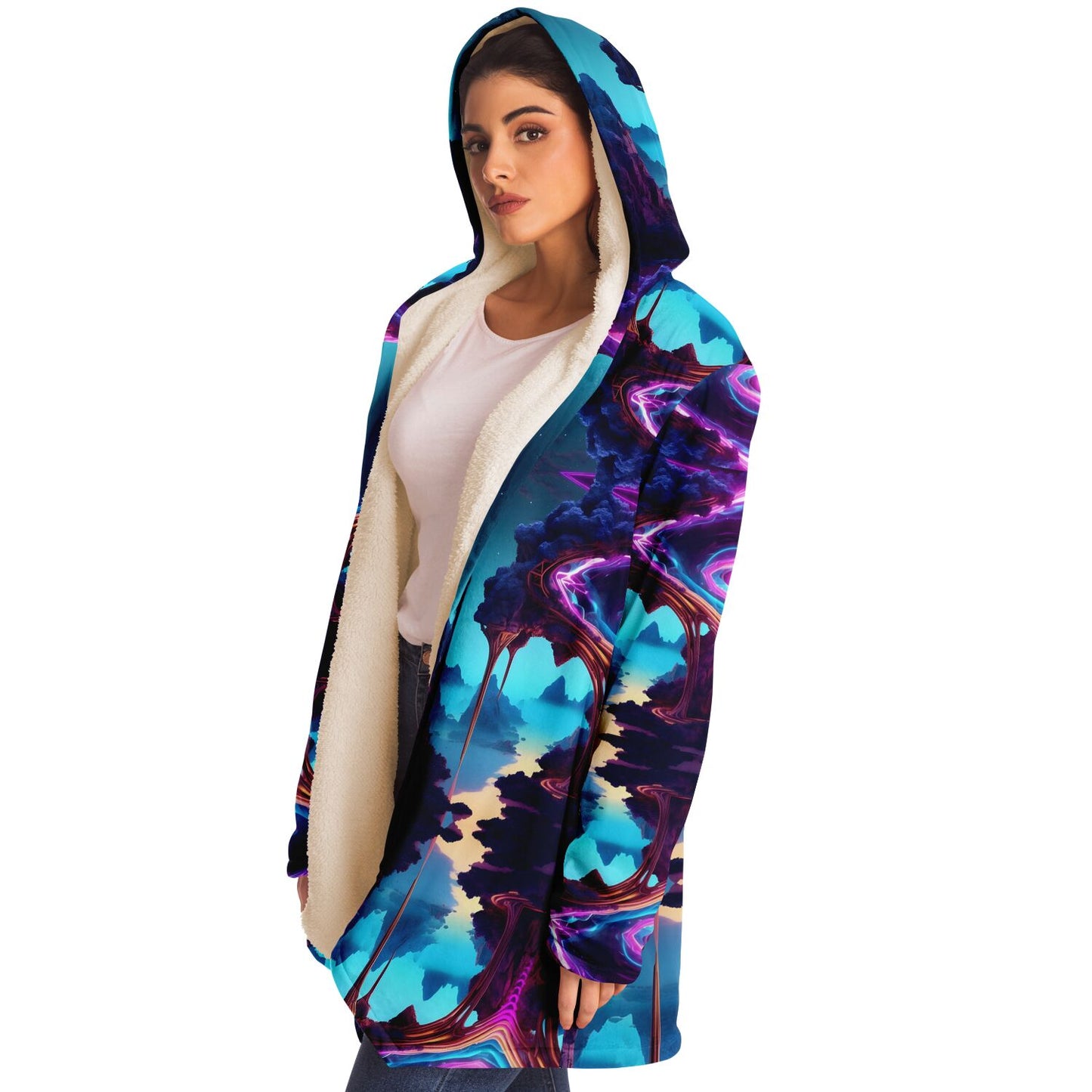 Stairway to Eye Cloud  Elevate Your Style with Cloak Hoodie!