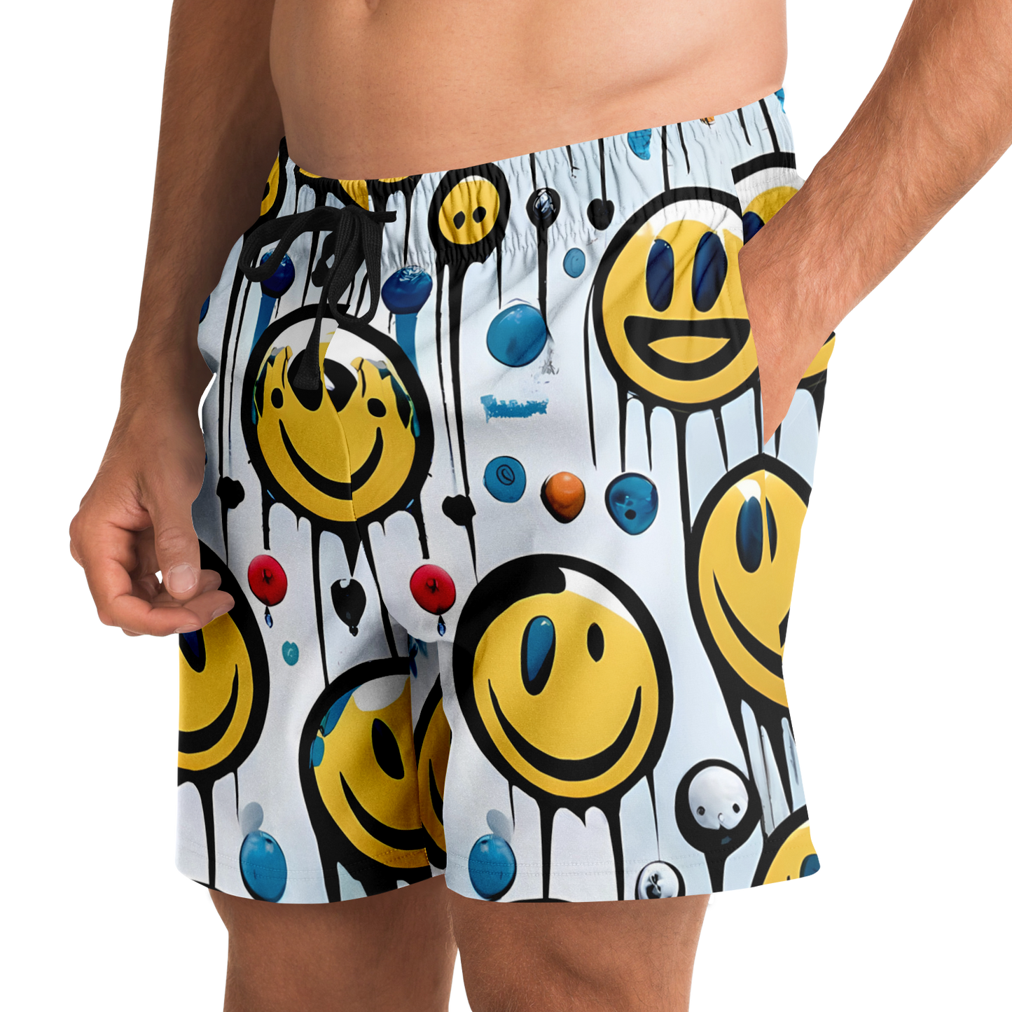 Joyful Smile Painting Athletic Shorts