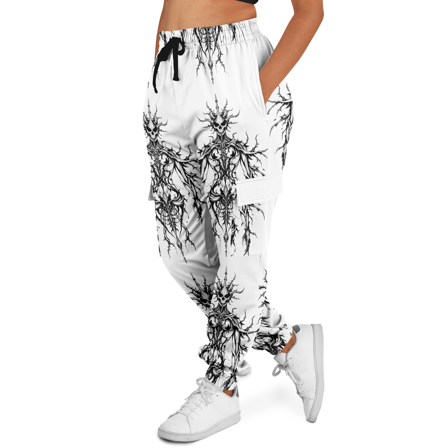 Pantalones Nightfang monocromáticos – Colección Tribal Wave 