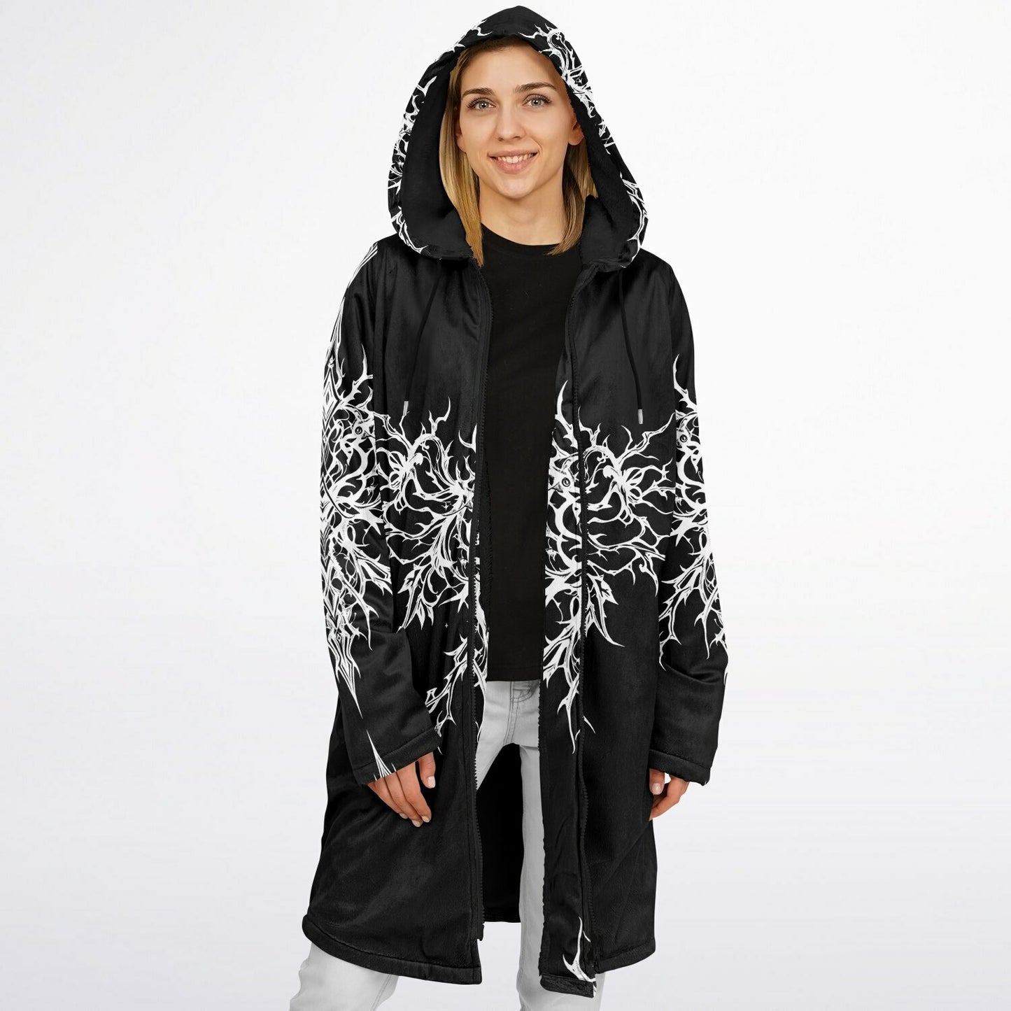 Ember Veil Cloak – Tribal Wave Colection